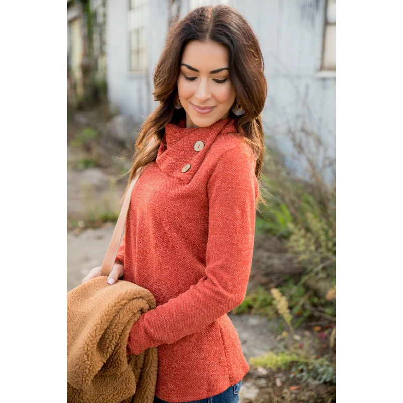 Two Button Side Sweater