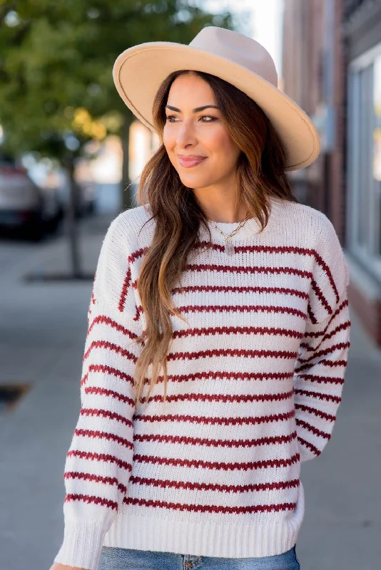 Zig Zag Striped Sweater