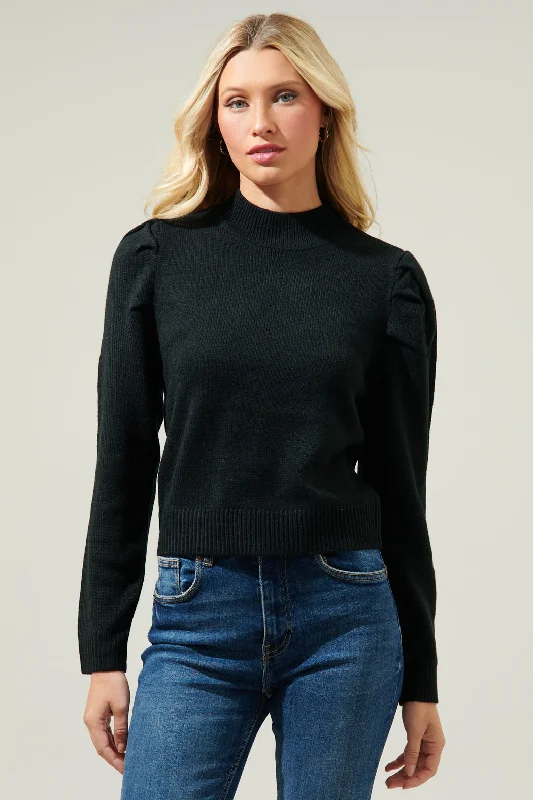 Claire Charmer Puff Sleeve Sweater