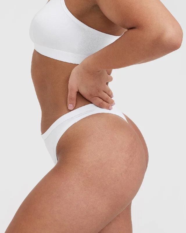 Soft Classic Thong | White