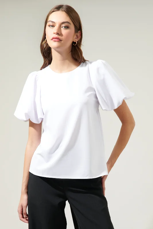 Solara Bubble Sleeve Blouse